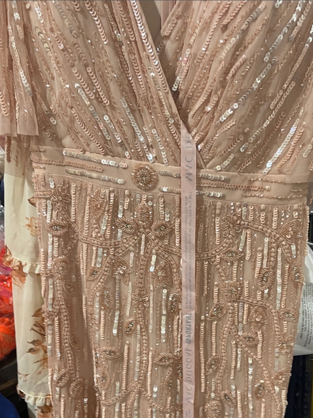 Mac Duggal stunning crystal & Beaded Evening Gown - Picture 9 of 9
